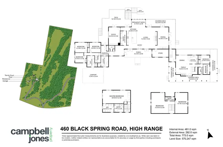 Floorplan of Homely rural property listing, 460 Black Spring Road, High Range NSW 2575