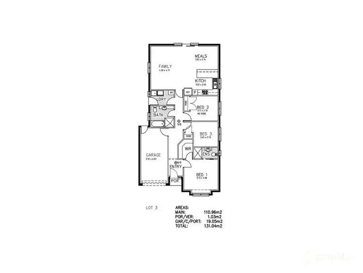Floorplan of Homely house listing, 12 York Street, Northfield SA 5085