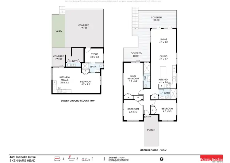 Floorplan of Homely house listing, 4/28 Isabella Drive, Skennars Head NSW 2478