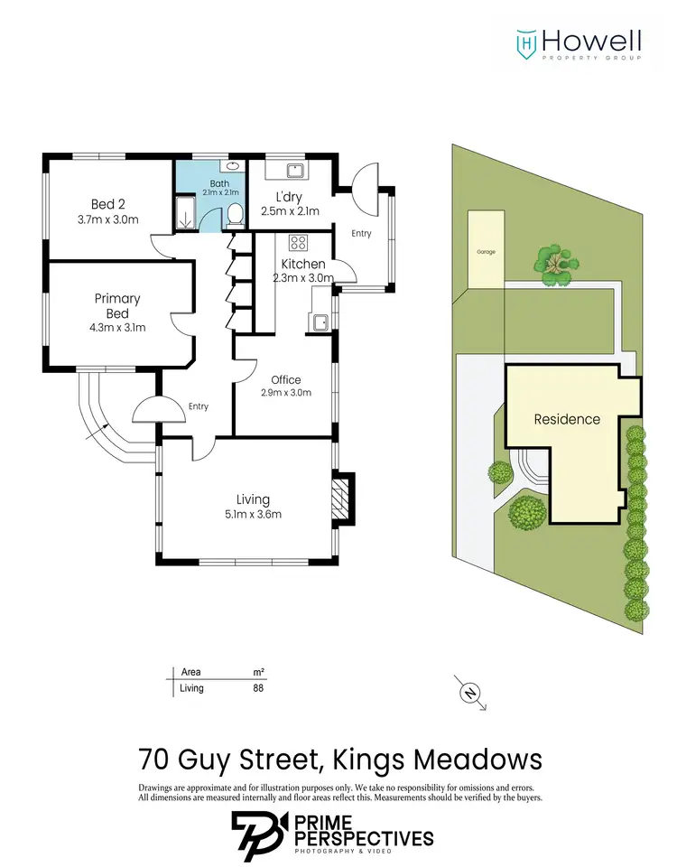 Floorplan of Homely house listing, 70 Guy Street, Kings Meadows TAS 7249