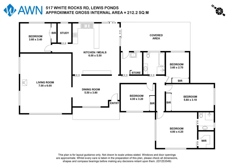 Floorplan of Homely rural property listing, 517 White Rocks Road, Lewis Ponds NSW 2800