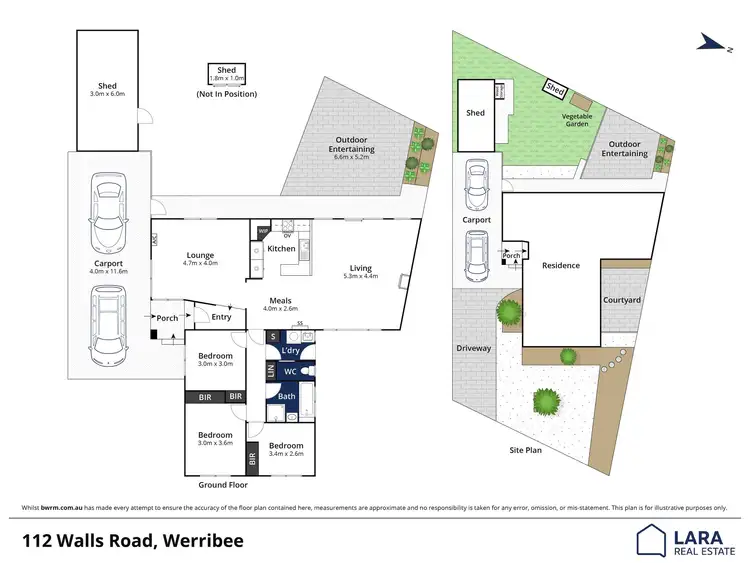 Floorplan of Homely house listing, 112 Walls Road, Werribee VIC 3030
