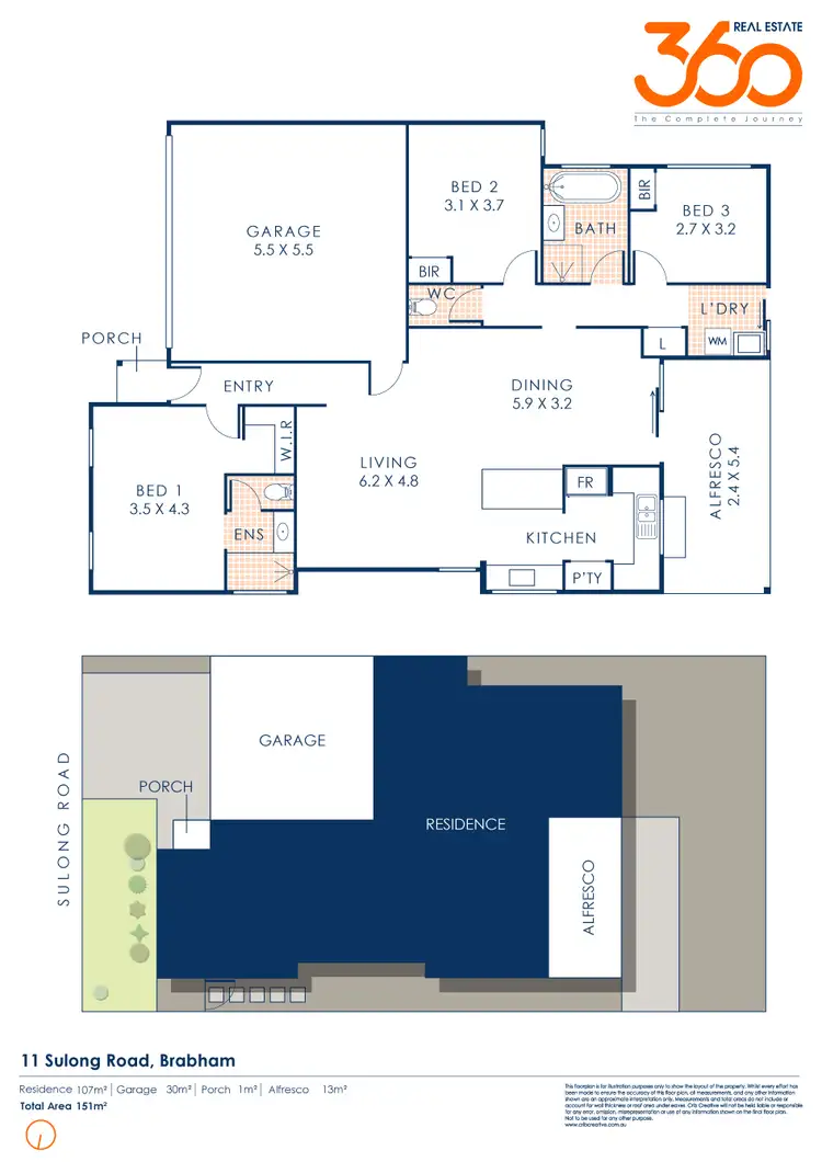 Floorplan of Homely house listing, 11 Sulong Road, Brabham WA 6055