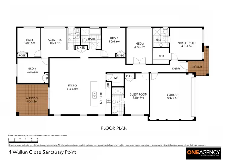 Floorplan of Homely house listing, 4 Wullun Close, Sanctuary Point NSW 2540