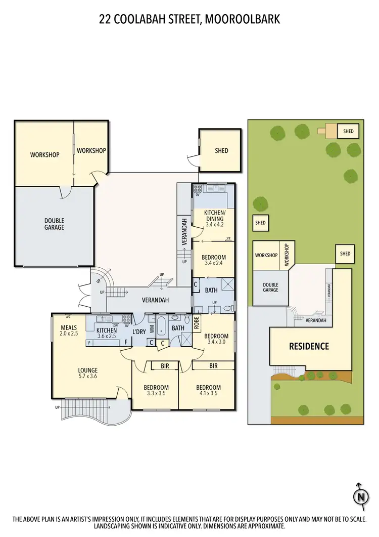 Floorplan of Homely house listing, 22 Coolabah Street, Mooroolbark VIC 3138