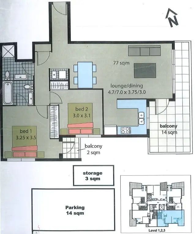 Floorplan of Homely apartment listing, 9/135-137 Pitt Street, Merrylands NSW 2160