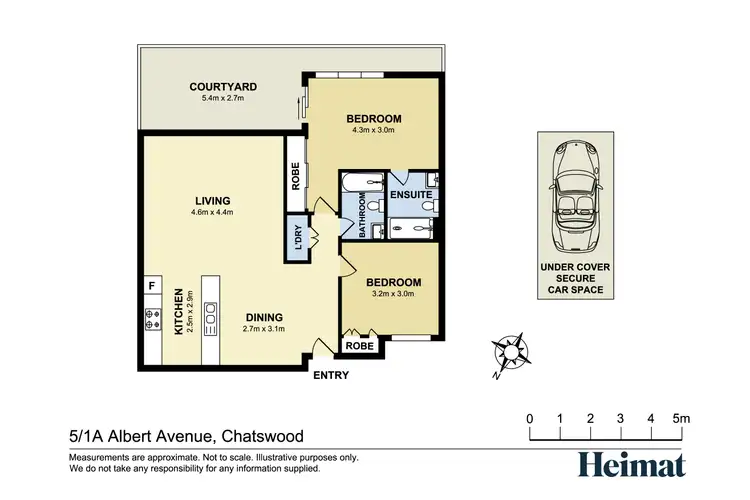 Floorplan of Homely apartment listing, 5/1A Albert Avenue, Chatswood NSW 2067