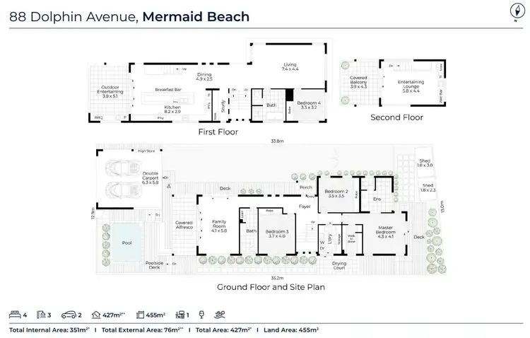 Floorplan of Homely house listing, 88 Dolphin Avenue, Mermaid Beach QLD 4218