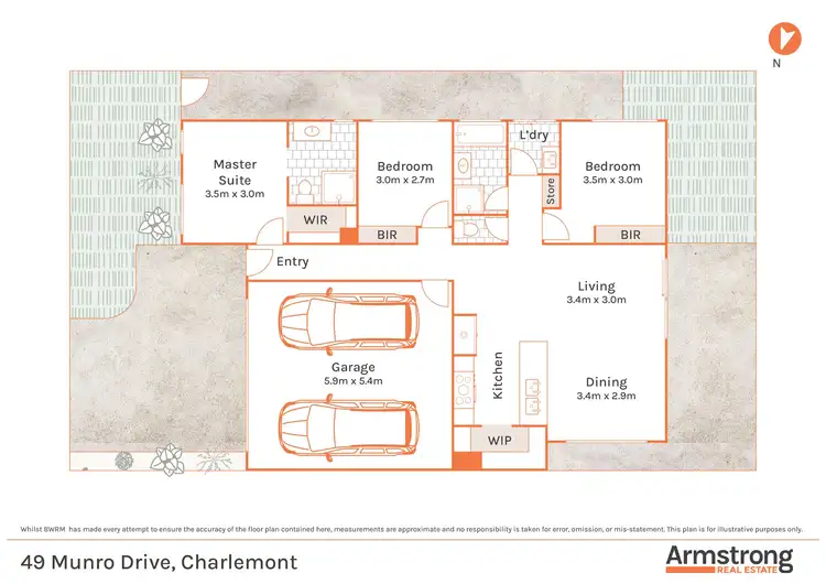Floorplan of Homely house listing, 49 Munro Drive, Charlemont VIC 3217
