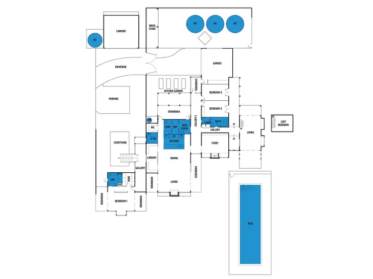 Floorplan of Homely rural property listing, 630 Glenroy Road, Merrijig VIC 3723