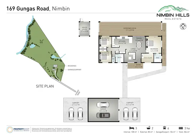 Floorplan of Homely rural property listing, 169 Gungas Road, Nimbin NSW 2480