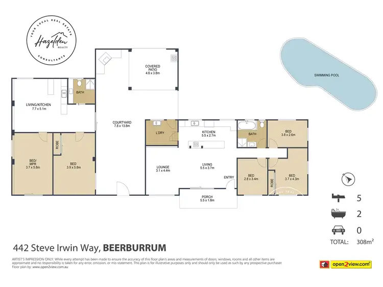 Floorplan of Homely house listing, 442 Steve Irwin Way, Beerburrum QLD 4517