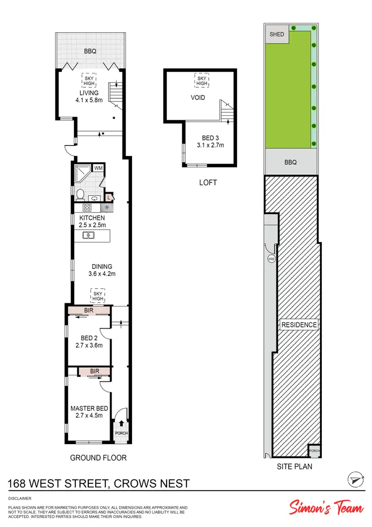 Floorplan of Homely house listing, 168 West Street, Crows Nest NSW 2065
