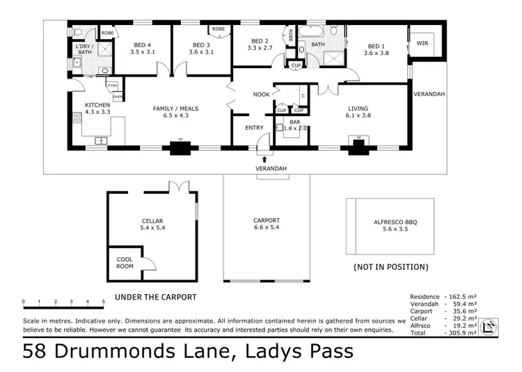 Floorplan of Homely rural property listing, 58 Drummonds Lane, Heathcote VIC 3523