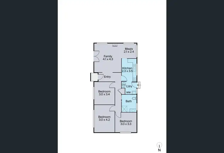 Floorplan of Homely house listing, 21 Elsie Street, Boronia VIC 3155