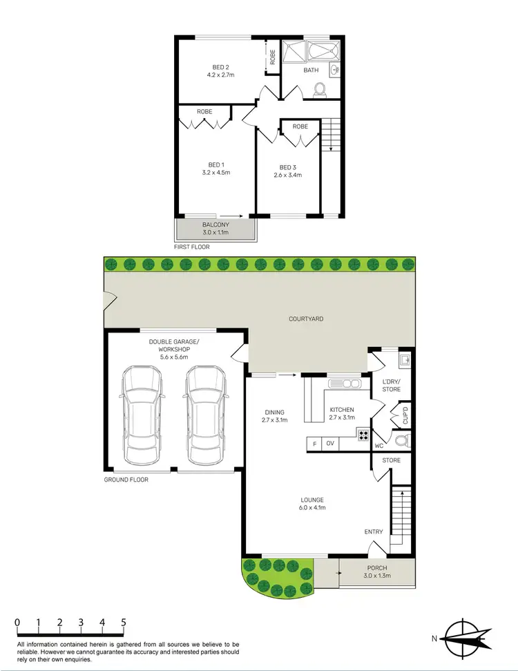 Floorplan of Homely townhouse listing, 7/168 Mimosa Road, Greenacre NSW 2190