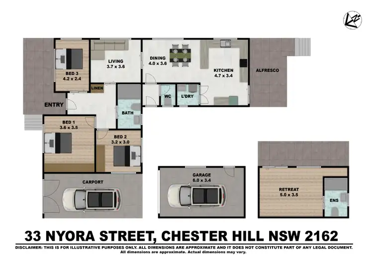 Floorplan of Homely house listing, 33 Nyora Street, Chester Hill NSW 2162