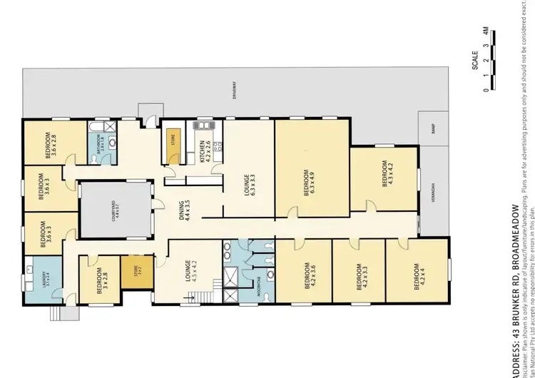 Floorplan of Homely house listing, 43 Brunker Road, Broadmeadow NSW 2292