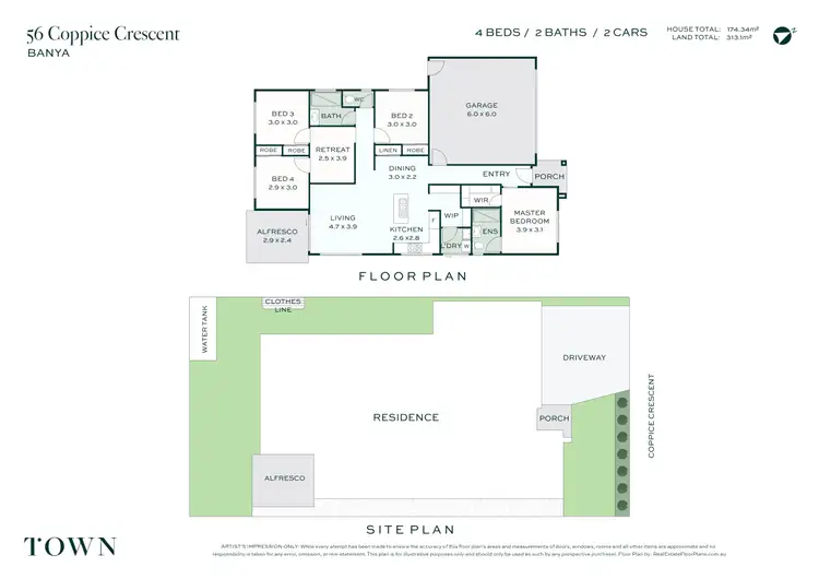 Floorplan of Homely house listing, 56 Coppice Crescent, Banya QLD 4551