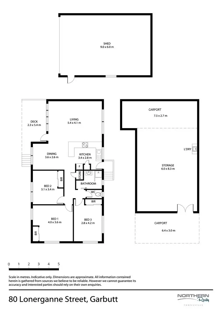 Floorplan of Homely house listing, 80 Lonerganne Street, Garbutt QLD 4814