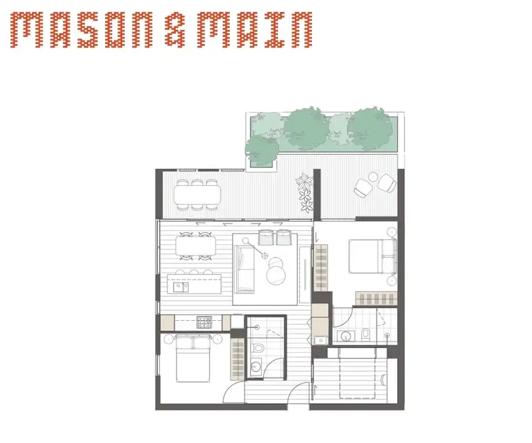 Floorplan of Homely apartment listing, 106/2 Main Lane, Merrylands NSW 2160