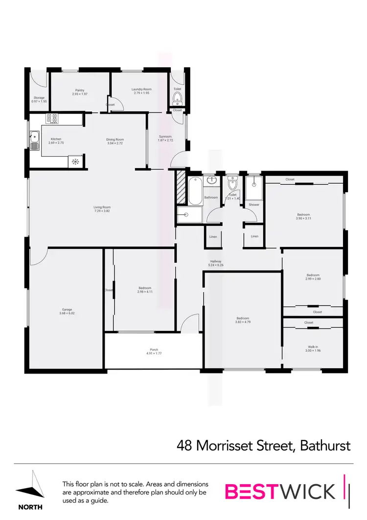 Floorplan of Homely house listing, 48 Morrisset Street, Bathurst NSW 2795