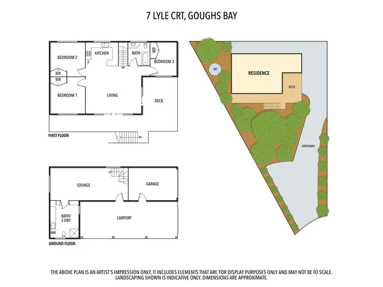 Floorplan of Homely house listing, 7 Lyle Court, Goughs Bay VIC 3723