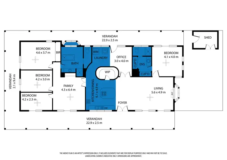 Floorplan of Homely rural property listing, 486 Mitchell Road, Tatong VIC 3673
