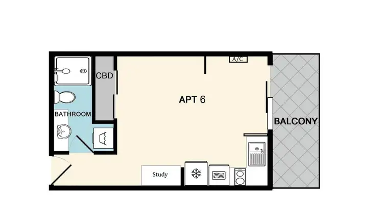 Floorplan of Homely apartment listing, 6/41 Railway Avenue, Oakleigh VIC 3166