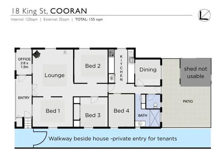 Floorplan of Homely house listing, 18 King Street, Cooran QLD 4569