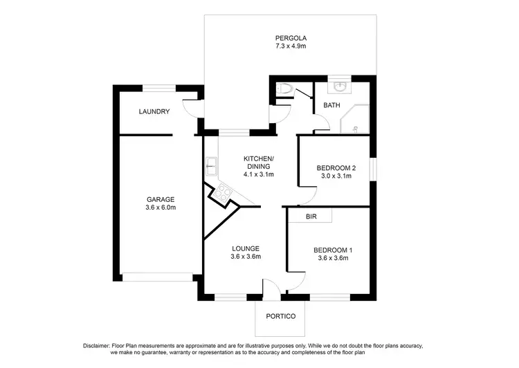 Floorplan of Homely house listing, 5 LIVINGSTON STREET, Mount Gambier SA 5290