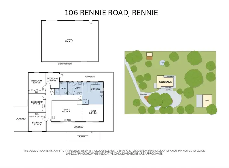 Floorplan of Homely rural property listing, 106 Rennie Road, Rennie NSW 2646