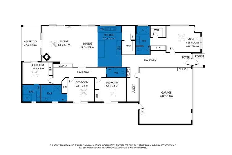 Floorplan of Homely rural property listing, 18 Grimwade Lane, Mansfield VIC 3722