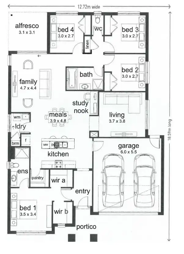 Floorplan of Homely house listing, 5 Gall Street, Warrnambool VIC 3280