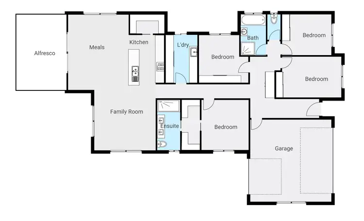 Floorplan of Homely house listing, 5 JUNO LANE, West Wodonga VIC 3690