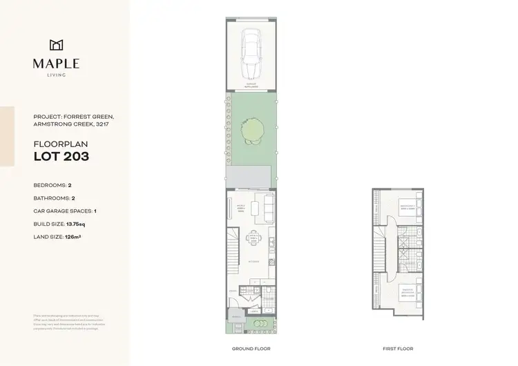 Floorplan of Homely house listing, 7 Silene Walk, Armstrong Creek VIC 3217