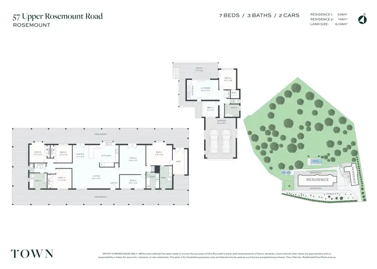 Floorplan of Homely house listing, 57 Upper Rosemount Road, Rosemount QLD 4560