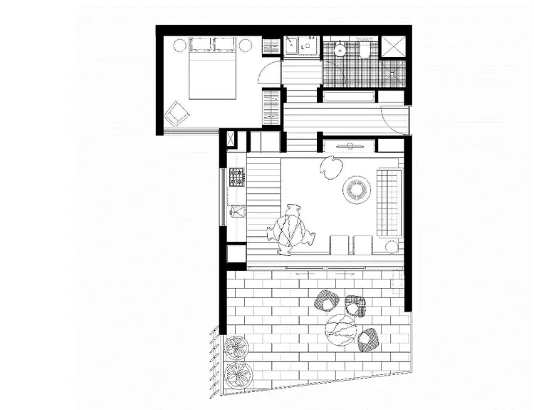 Floorplan of Homely unit listing, Unit 1306/253 Oxford Street, Bondi Junction NSW 2022