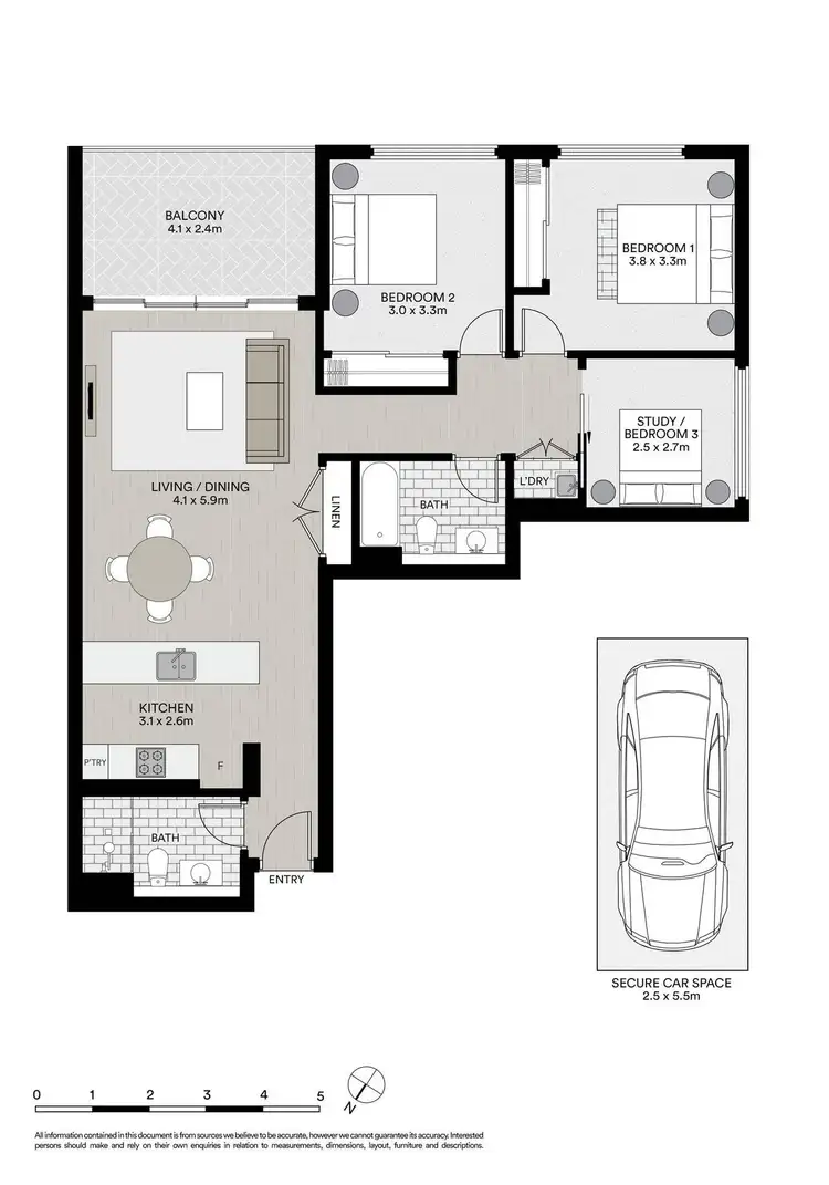 Floorplan of Homely apartment listing, 718/14A Anthony Road, West Ryde NSW 2114