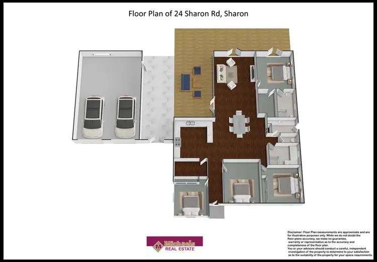 Floorplan of Homely house listing, 24 Sharon Road, Sharon QLD 4670