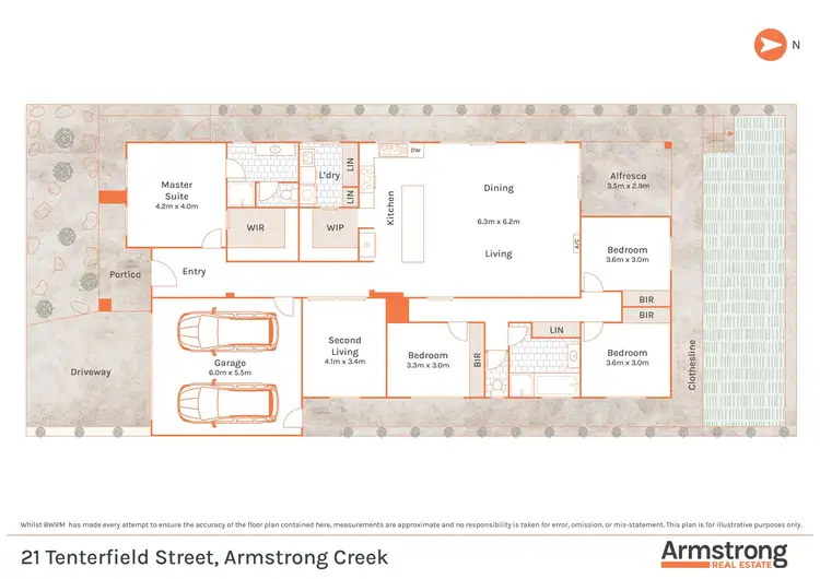 Floorplan of Homely house listing, 21 Tenterfield Street, Armstrong Creek VIC 3217