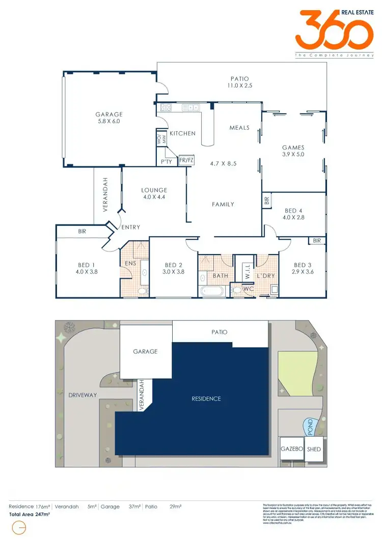 Floorplan of Homely house listing, Address available on request