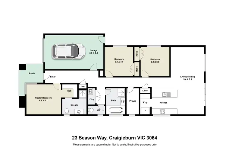 Floorplan of Homely house listing, 23 Season Way, Craigieburn VIC 3064