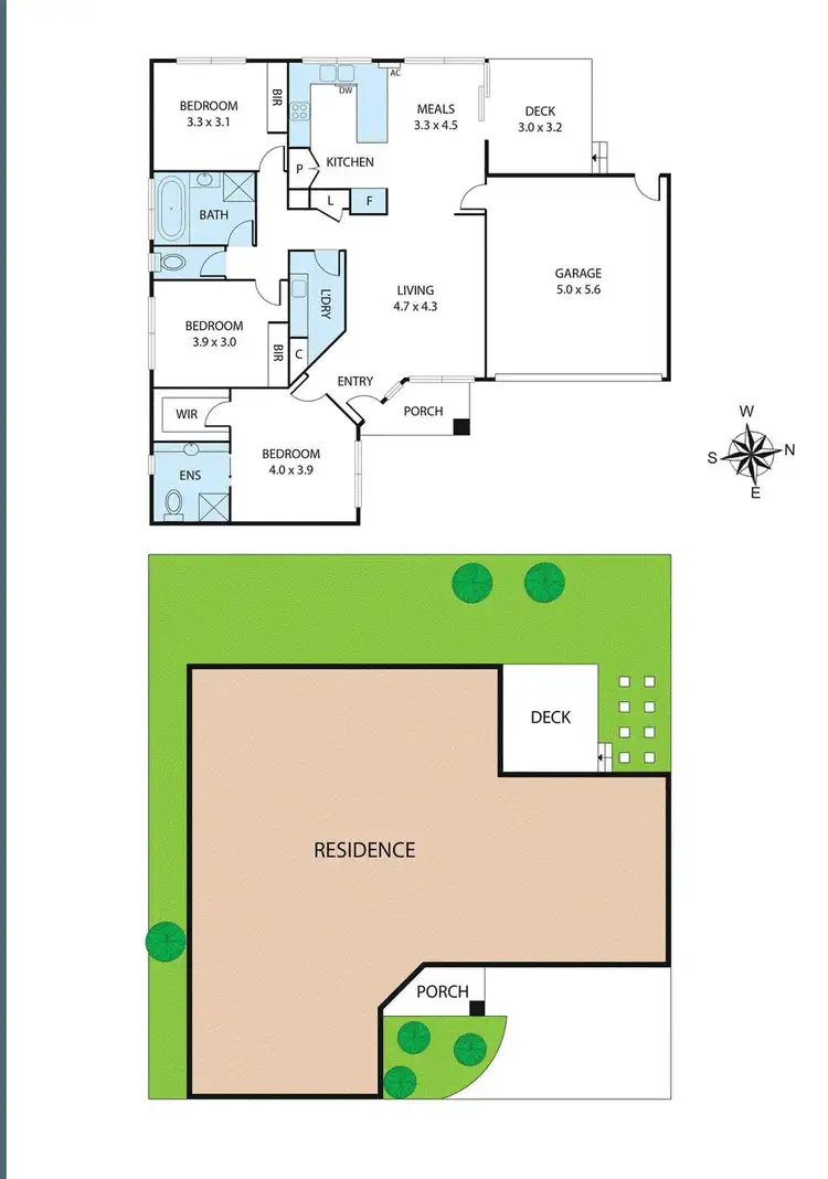 Floorplan of Homely unit listing, 2/495 Elgar Road, Mont Albert North VIC 3129