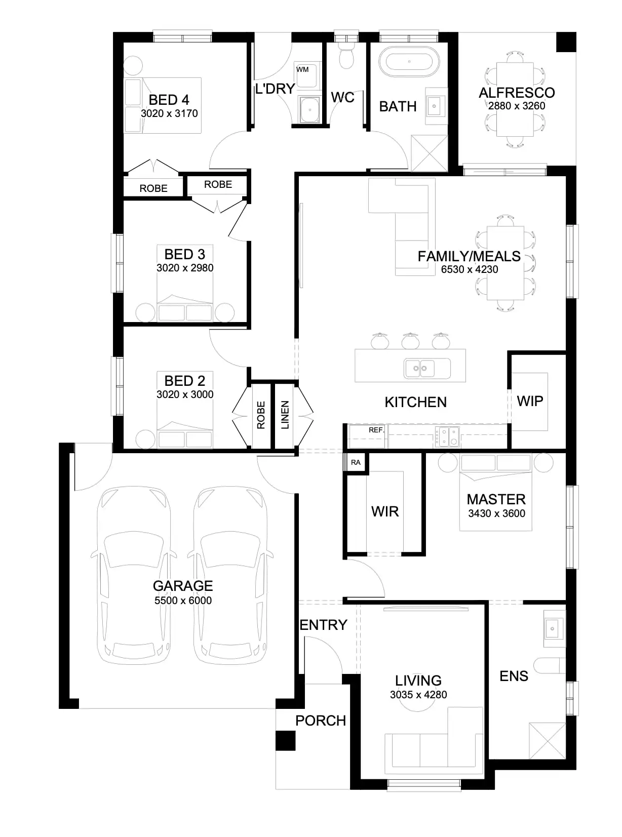 Floorplan of Homely house listing, Lot 34 Galloway Street, Moe VIC 3825