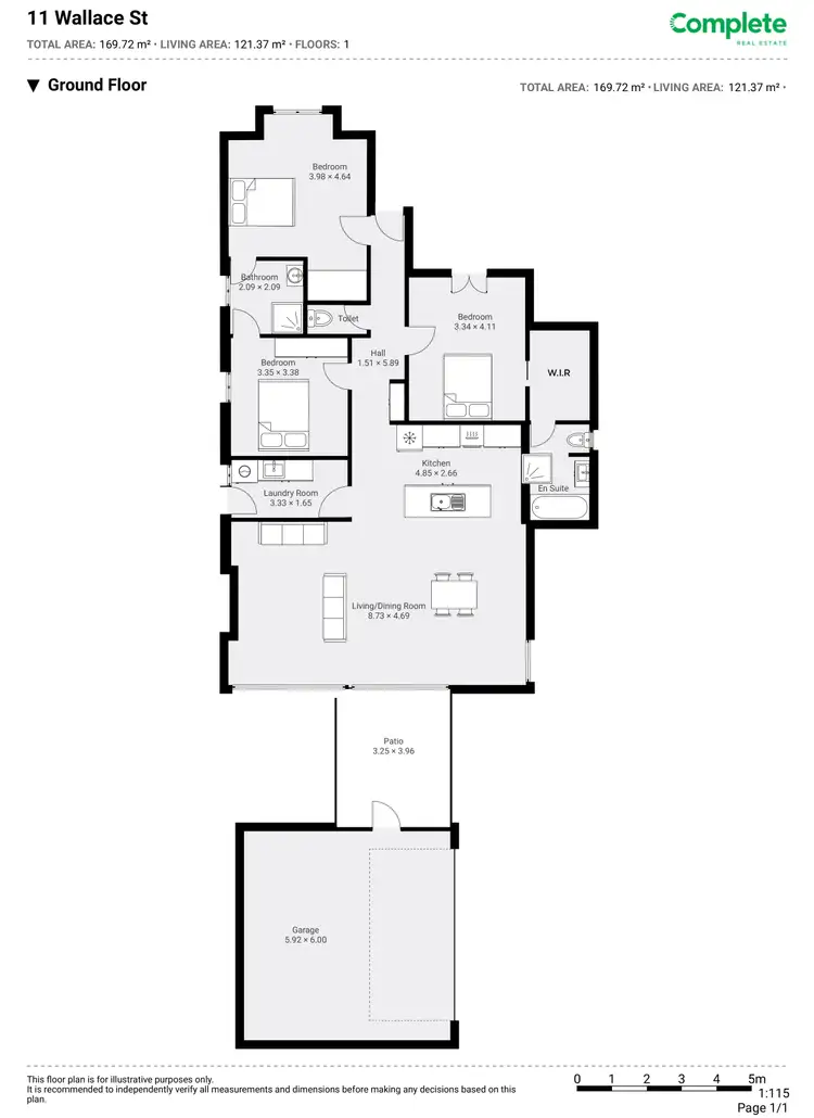 Floorplan of Homely house listing, 11 WALLACE STREET, Mount Gambier SA 5290