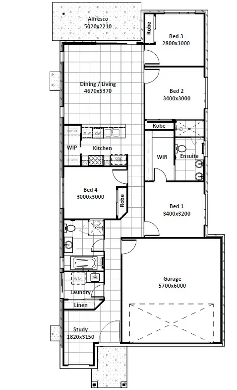 Floorplan of Homely house listing, 14 Pearwood Street, Narangba QLD 4504