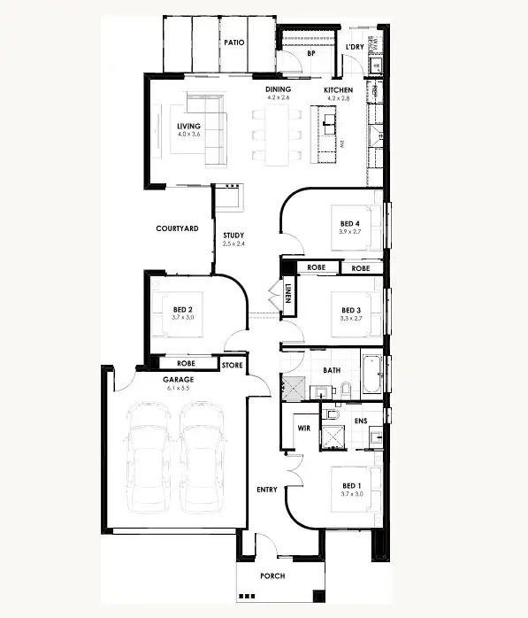 Floorplan of Homely house listing, Lot 306 Drift Road, Warragul VIC 3820