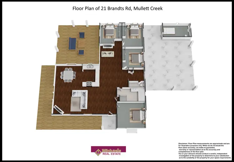 Floorplan of Homely house listing, 21 Brandts Road, Mullett Creek QLD 4670