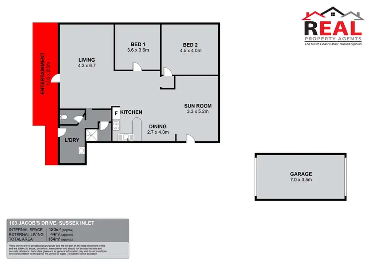 Floorplan of Homely house listing, 103 Jacobs Drive, Sussex Inlet NSW 2540